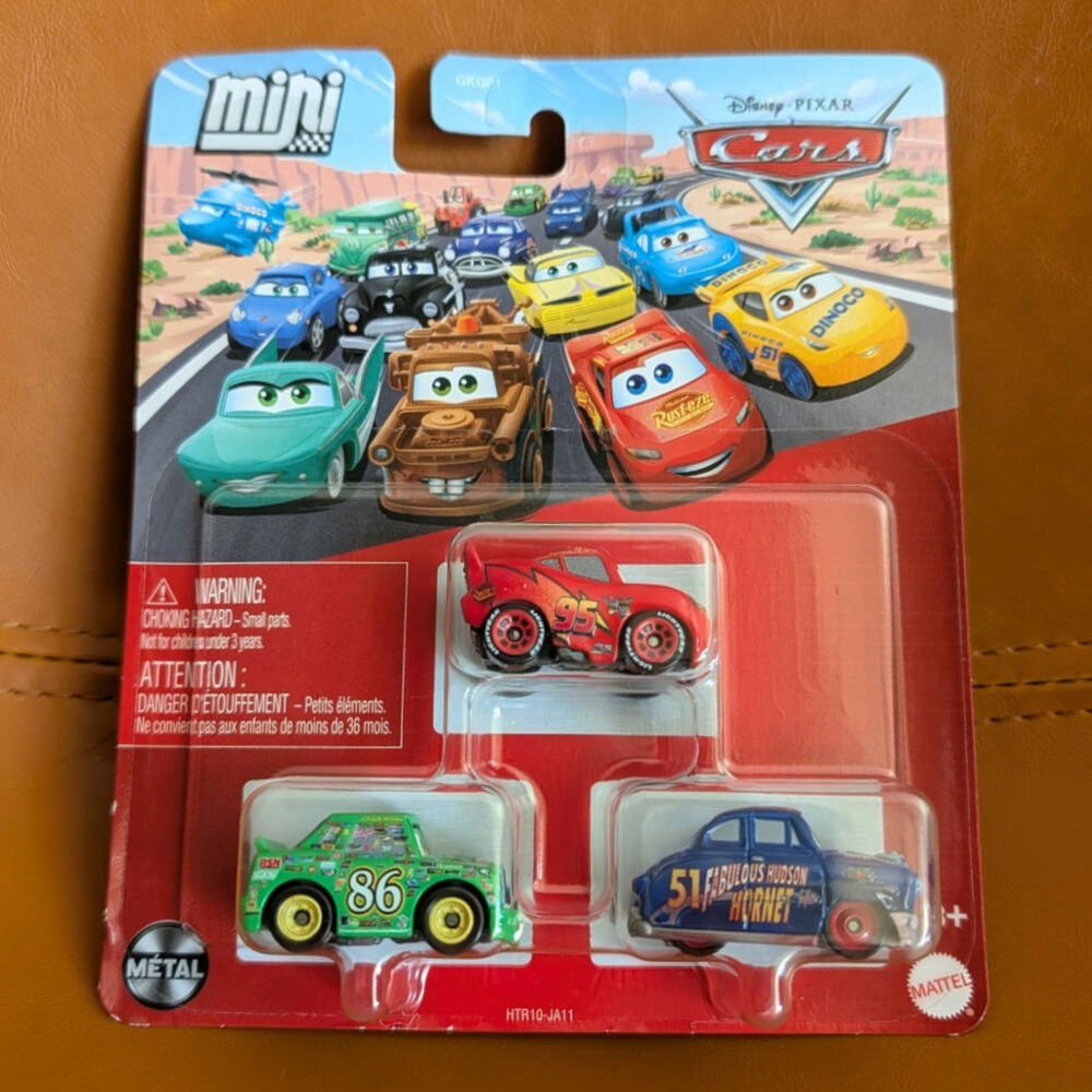 Disney Pixar Cars Mini Metal Diecast Lightning McQueen Chick Hicks Hudson Hornet